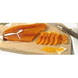 Bottarga lavorata in Sardegna - Ittica Cabras