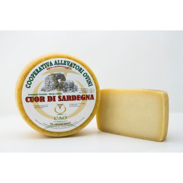 Cuor di Sardegna. Pecorino - Half round of cheese- Cao Formaggi