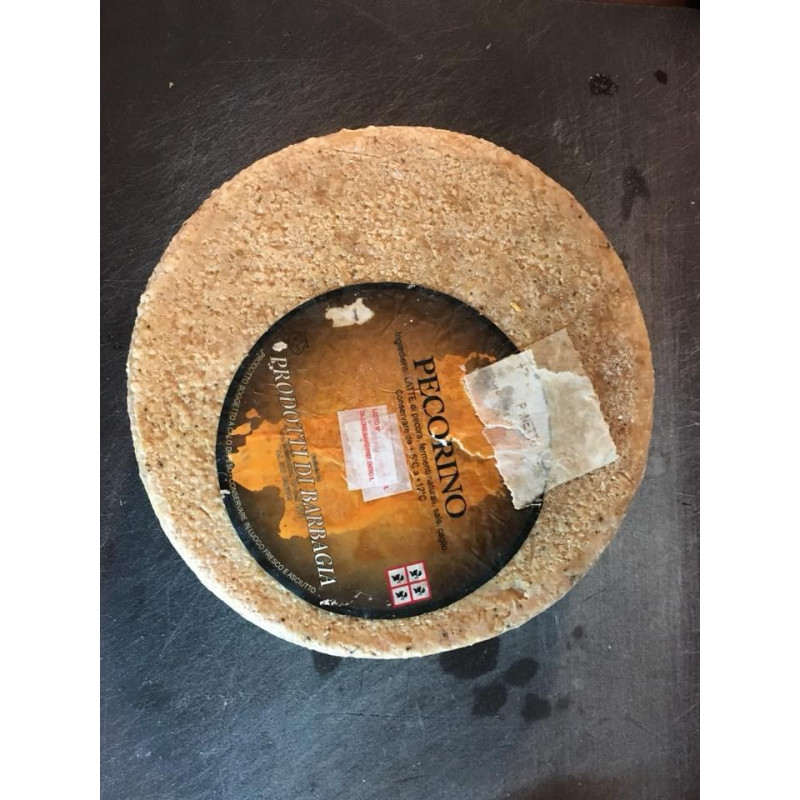 Semiaged pecorino cheese made in Sardinia, Orotelli - Inke