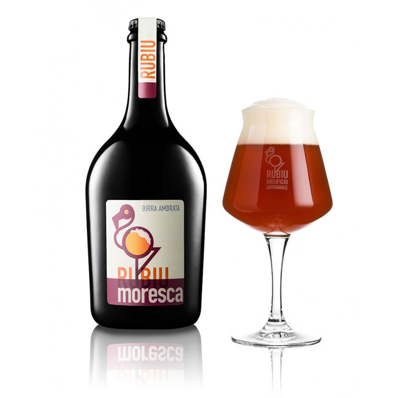 Moresca, birra artigianale Belgian dark ale - Birrificio Rubiu
