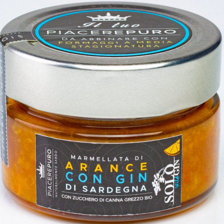 Orange marmalade with Gin of Sardinia - Piacere Puro