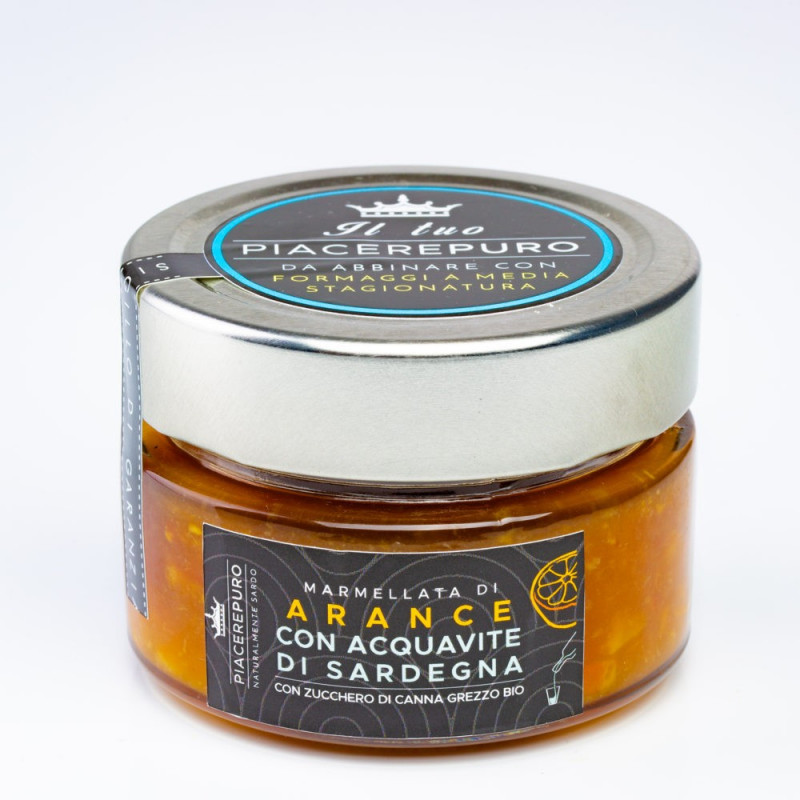 Orange marmalade with myrtle of Sardinia - Piacere Puro