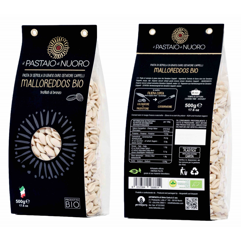 Malloreddus Bio con grano Kamut - Pastificio Artinpasta