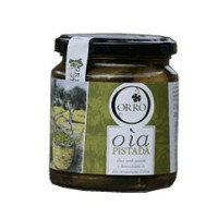 Oia Pistada, entkernte und zerkleinerte Oliven in nativem Olivenöl extra - Famiglia Orro