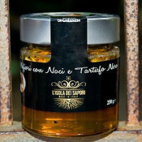 Miele millefiori con tartufo nero e noci - L'isola dei Sapori