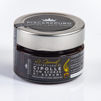 Confettura di cipolle con scorza di agrumi sardi, zucchero di canna grezzo bio biologico - Piacere Puro Confettura di cipolle con scorza di agrumi sardi, zucchero di canna grezzo bio biologico - Piacere Puro