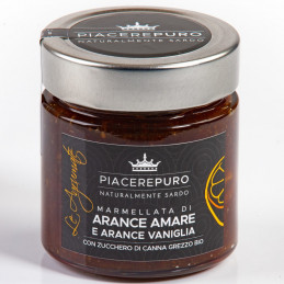 Figs jam from Sardinia and organic raw cane sugar - Piacere Puro