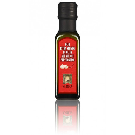 Olio d'oliva all'aglio e peperoncino - Sa Mola