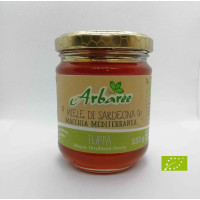 Miele di Macchia Mediterranea Biologico - Miele Tipico Sardo - Vasetto da 250 gr - Arbarèe Miele di Macchia Mediterranea Biologico - Miele Tipico Sardo - Vasetto da 250 gr - Arbarèe