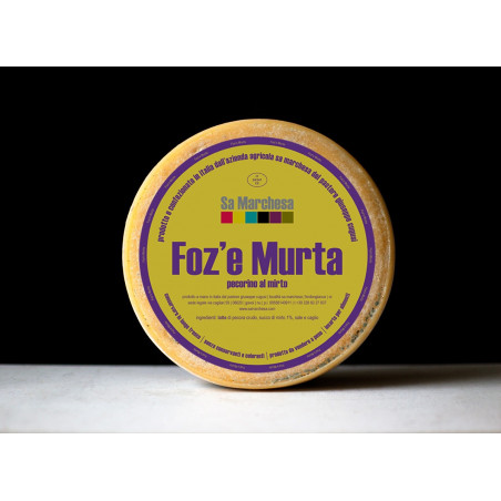 Foz 'e Murta, Formaggio pecorino al mirto - Sa Marchesa