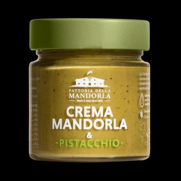 Crema di mandorla e pistacchio - La Fattoria della Mandorla