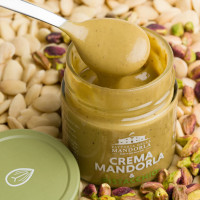 CREMA BIO DI MANDORLA E PISTACCHIO - La Fattoria della Mandorla CREMA BIO DI MANDORLA E PISTACCHIO - La Fattoria della Mandorla