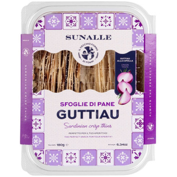 Pane Guttiau alla Cipolla - Confezione 180 gr - Sunalle
