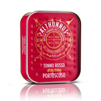 Tonno Rosso - Filetto di Tonno Rosso - Latta da 350 g - Althunnus