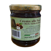 Crema di Nocciole e Miele - Mellito Sardo - Vasetto da 250 g - Apicoltura Vargiu Crema di Nocciole e Miele - Mellito Sardo - Vasetto da 250 g - Apicoltura Vargiu
