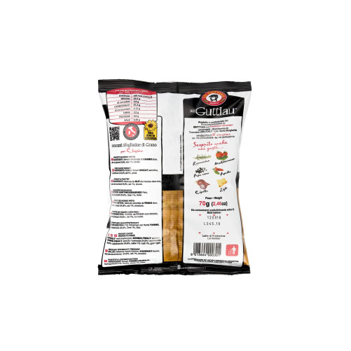 Guttiau Classico - Pane Tipico Sardo - Confezione da 70 g - Su Guttiau