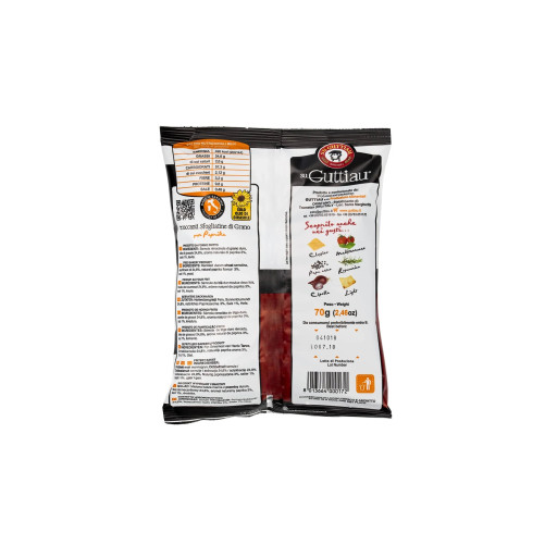Guttiau Paprika - Pane Tipico Sardo - Confezione da 70 g - Su Guttiau