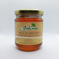 Miele di Ferula e Asfodelo Biologico - Miele Bifloreale Sardo - Vasetto da 250 gr - Arbarèe