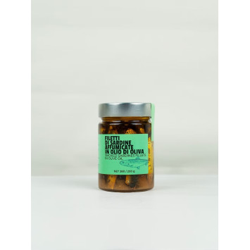 Filetti di Sardine Affumicate in Olio di Oliva - Gusti Pregiati