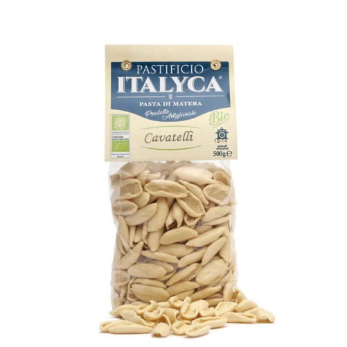 Cavatelli Bio - Pasta di Grano Duro - Prodotta in Basilicata - Pacco da 500 g - Pastificio Italyca