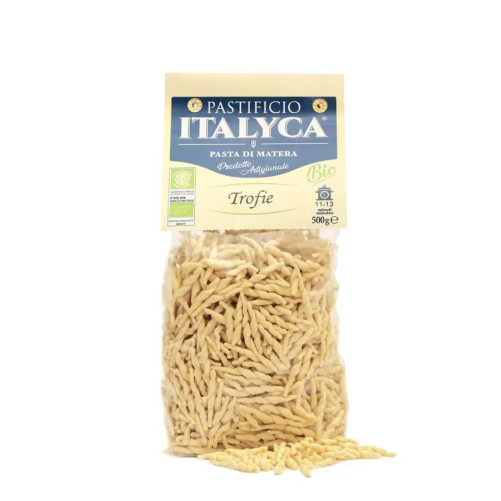 Trofie Bio - Pâtes de Blé Dur - Produites en Basilicate - Paquet de 500 g - Pastificio Italyca