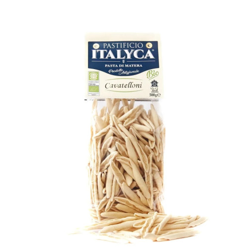 Organic Cavatelloni - Durum Wheat Pasta - Made in Basilicata - 500 g Pack - Pastificio Italyca