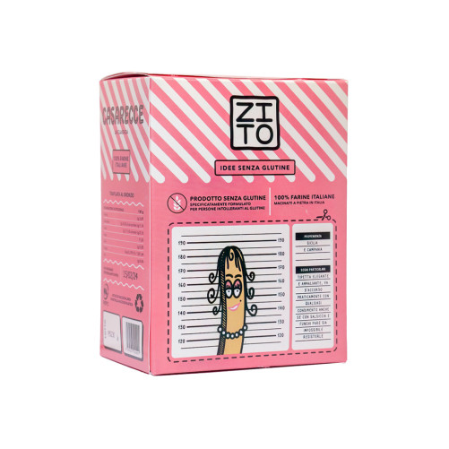 Caserecce Classiche - Pasta Senza Glutine - Prodotta nel Lazio - Prodotto Tipico Italiano - Pacco da 400 g - Pasta Zito