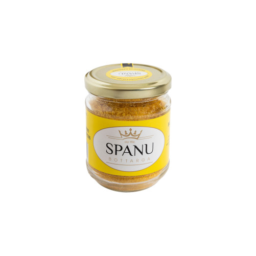 Grated Mullet Roe Bottarga (box of 24 x 70 g) - Typical Sardinian Product - 70 g Jar - Giovanni Spanu
