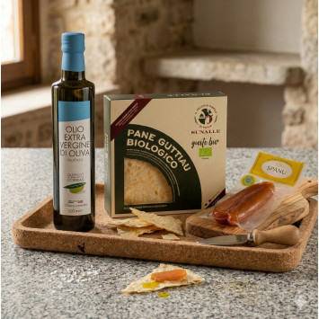 Box sapore d'estate: Bottarga Spanu, Olio evo e Pane Guttiau | INKE