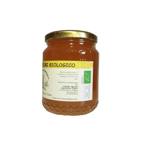 Organic Wildflower Honey – Tuscan Honey – 250 g Jar – Azienda Agricola Maccioni Piero