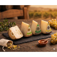 Selezione Esclusiva Formaggi Sardi Sepi - 4 Pezzi (Peso Totale 2.65 kg)