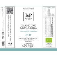 N°11 Grand Cru Gioacchina - Pendolino - Olio Extravergine di Oliva - Prodotto Tipico del Lazio - Bottigia da 250 ml - I & P N°11 Grand Cru Gioacchina - Pendolino - Olio Extravergine di Oliva - Prodotto Tipico del Lazio - Bottigia da 250 ml - I & P