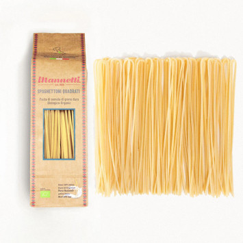 Spaghettoni Carrés BIO – Pasta Mannetti