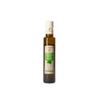 Olio Extravergine Oliva Aromatizzato al Basilico - Estratto a Freddo - Prodotto in Sicilia - Bottiglia 250 ml - Agrestis