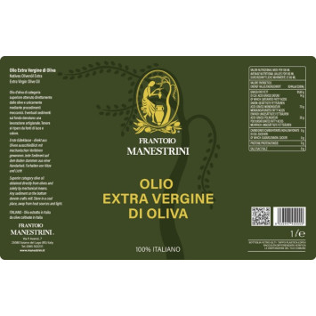 Olio Extravergine di Oliva - 1 L - Frantoio Manestrini