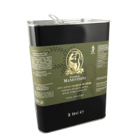 Olio Extravergine di Oliva - Olio EVO - Estratto a Freddo - Prodotto a Brescia - Latta da 3 L - Frantoio Manestrini
