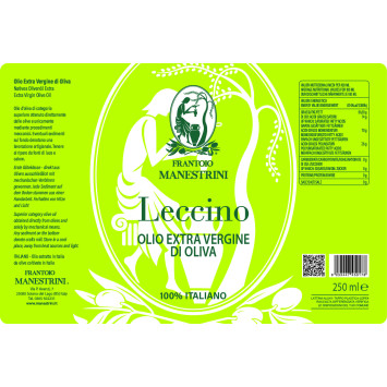 Olio Monocultivar Leccino - 250 ml - Frantoio Manestrini
