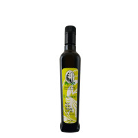 Olio Monocultivar Leccino - Olio EVO - Estratto a Freddo - Prodotto a Brescia - Bottiglia da 500 ml - Frantoio Manestrini