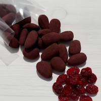 Mandorle al Cioccolato e Mirtilli Rossi - Mandorle Ricoperte - Prodotto a Bari - Confezione da 200g - La Fattoria Della Mandorla Mandorle al Cioccolato e Mirtilli Rossi - Mandorle Ricoperte - Prodotto a Bari - Confezione da 200g - La Fattoria Della Mandorla