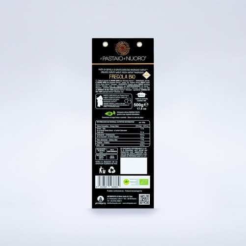 Fregola Biologica Khorasan Kamut® - Pasta di Grano Duro Kamut - Prodotto Tipico Sardo - Pacco da 500 g - Artinpasta