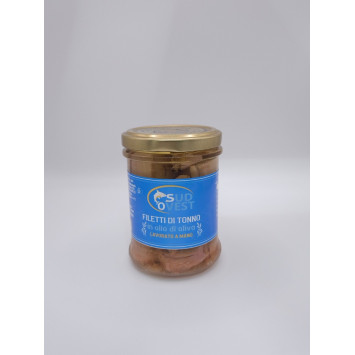 Filetti di Tonno Pinna Gialla Sott’olio - Vasetto da 300gr - Sud Ovest