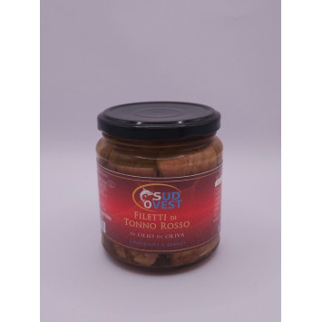 Filetti di Tonno Rosso in Olio d’Oliva - Vasetto da 565 g - Sud Ovest