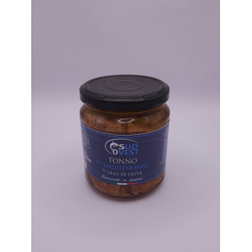 Filetti di Tonno del Mediterraneo in Olio d’Oliva - Vasetto da 565 g - Sud Ovest