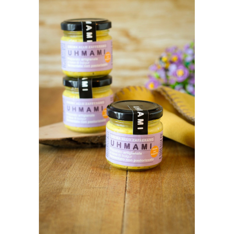 Uhmami Saffron Spread – Fermented Bulgur Speciality – Made in Senago – 100 g Jar – Uhmami Uhmami Saffron Spread – Fermented Bulgur Speciality – Made in Senago – 100 g Jar – Uhmami