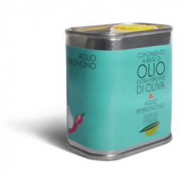 Olio extra vergine di oliva, aromatizzato all'aglio e peperoncino  - Oleificio Corrias