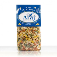Malloreddus Classici Arcobaleno - Pasta di Grano Duro - Prodotto Tipico Sardo - Pacco da 500 g - Araj Malloreddus Classici Arcobaleno - Pasta di Grano Duro - Prodotto Tipico Sardo - Pacco da 500 g - Araj