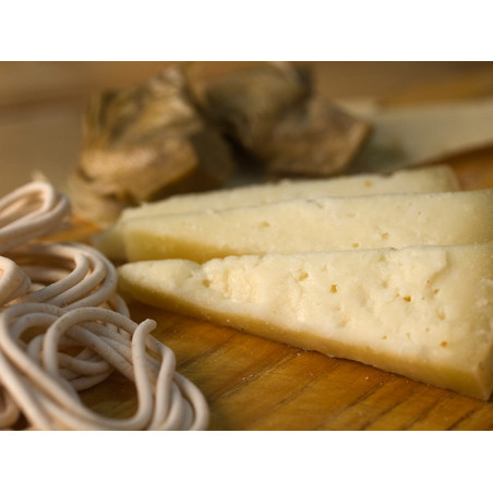 Organic soft Pecorino cheese